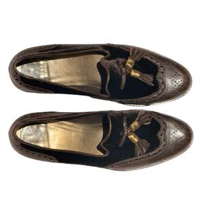 Stuart‎ Weitzman Wingtip Tassel Loafers (size 8.5)